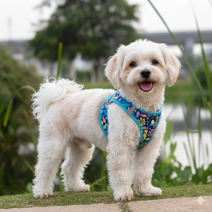 Truelove Easy Fit Reflective Pet Harness – Quick-Release & Dual D-Ring Design
