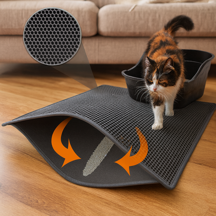 Cat Litter Mat – Waterproof & Easy Clean